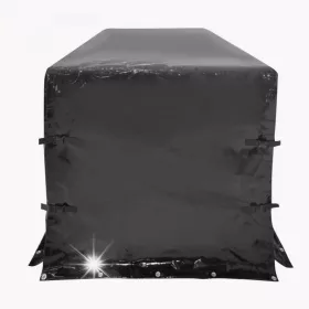   JAGO Plandeka Transportowa za Priključno Vozilo 210 x 114 x 110 cm, Pvc 700 g/m2