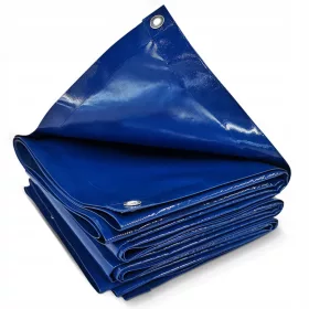   Industrijska zaštitna plava cerada 4x5 m s aluminijskim očicama