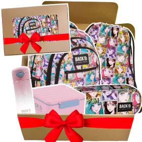   Školski set BackUP 5 el. MANGA - savršen za ljubitelje kawaii stila!