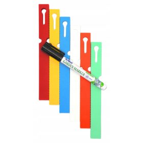    MARKER + 6 BOJA etikete s petljama za opis biljaka 160x17mm (17x160) 600 kom