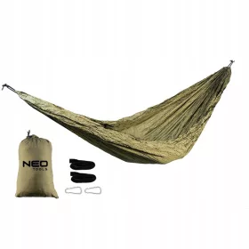    Viseća mreža bez šipki za razmicanje NEO TOOLS zelena 200 kg 330 x 140