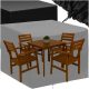 Vodootporni Pokrovac za Vrtne Garniture 140x140x90 cm - Idealna Zaštita za Sve Uvijete