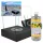 Mini bio-kamin Sunset Garden, crni mat + 1L biogoriva s mirisom limunske trave