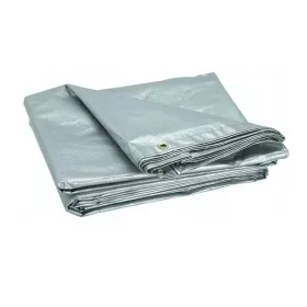 Srebrna Plandeka 4x5m 120 g/m2 - Otporna i Trajna