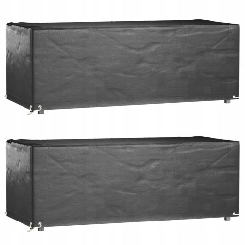 Vodootporne Navlake za Vrtne Garniture, 2 Kom., Crne, 192x82x65 cm