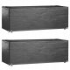 Vodootporne Navlake za Vrtne Garniture, 2 Kom., Crne, 192x82x65 cm