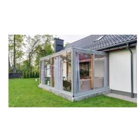   Nadstrešnica za terasu od PVC folije debljine 1 mm, 2x3 m, rolana, otporna na mraz, izuzetno izdržljiva