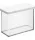  Rotho Loft Box Pravokutna 2,1 L Prozirna, Bijela