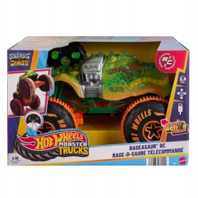    HOT WHEELS MONSTER TRUCK RC Rageasaur automobil na daljinsko upravljanje u mjerilu 1:15