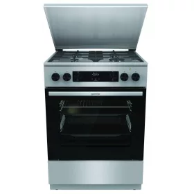    Gorenje GKS6C71XF plinsko-električni štednjak srebrne boje