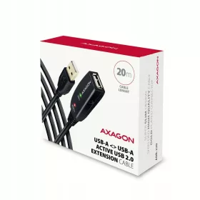  Axagon ADR-220 USB 2.0 AM -> AF aktivni kabel