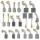  SET UGLJIČNIH ČETKICA ZA BUŠILICE I BRUSILICE 6x9 6x10 7x11