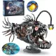 Set mehaničkih riba u obliku svjetleće svjetiljke, steampunk model