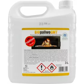   Neutralno biogorivo 3 L bez mirisa za bio-kamine – ekološko i sigurno