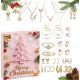  ADVENTSKI KALENDAR ZA DJEVOJČICE, TINEJDŽERICE, ŽENE, NAKIT, PRIVJESKE