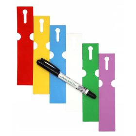    MARKER II + 6 OBOJENIH ETIKETA S OMČICAMA ZA OPISE BILJKI 163 mm x 33 mm (33x163)