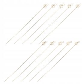  50 ZLATNIH METALNIH KOPČA ZA NOTE ZA CVIJEĆNI UKRASI