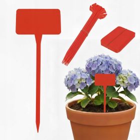  Crvene naljepnice za biljke 10,5x7