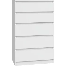  TopEshop MALWA komoda 70 x 40 x 109,5 cm mat bijela