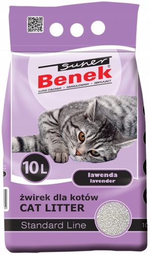 Super Benek Lavanda Bentonitni Posip za Mačke 10L