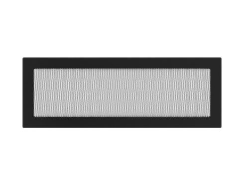 Kratka za ventilaciju Kamina 17x49 cm, crna