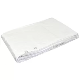 Višenamjenska bijela cerada 5x8, pojačana, 90g/m2