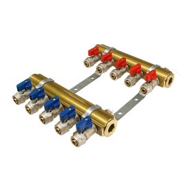   Razdjelnički set za 4 kruga s ventilima i odzračnicima Aulpex 16 mm