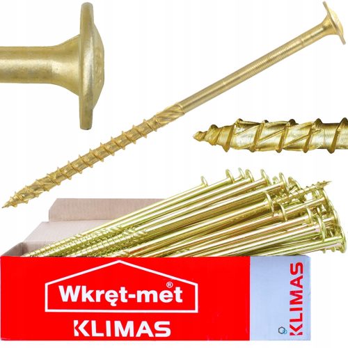 Metal-Mix klimas vijci za drvo 8 x 180 mm 50 kom.