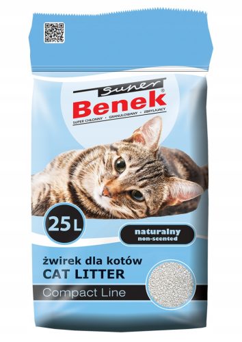 Super Benek Bentonitni Posip za Mačke 25L