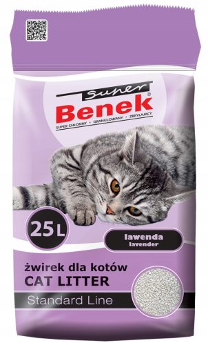 Super Mačja Lavanda 25L ljubičasti pijesak za mačke