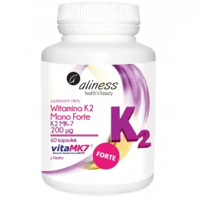   Naturalna Vitamina K2 MK-7 200 µg iz Natto - 60 kapsula za zdravije kosti