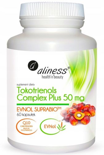 Aliness Tokotrienols Complex PLUS 50 mg - Dodatak prehrani s koenzimom Q10 i karotenoidima