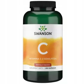   Vitamin C 1000 s ekstraktom divlje ruže - 250 kapsula, 1000 mg