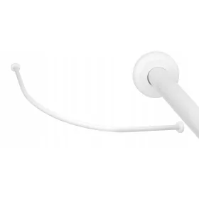 Estiva čvrsti aluminij bijela tuš šipka 80x80 mm