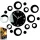 ModernClock zidni sat crni 47cm