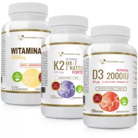   Paket vitamina: Acerola 500mg, Vitamin K2 MK-7, Vitamin D3 2000IU - Jačajte imunitet i kosti