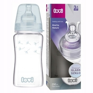 Lovi staklena bočica 250 ml za mlijeko