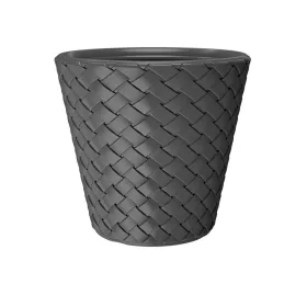    Prosperplast saksija 60 cm x 60 x 59 cm promjer 60 cm plastične nijanse sive i srebrne