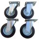 Kotači Set od 4 komada 125 mm okretnih kotača