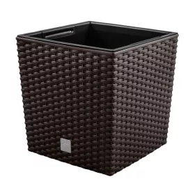    Prosperplast lonac za cvijeće 22 cm x 22 x 22,8 cm promjer 22,3 cm plastične nijanse smeđe i bež boje
