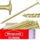 Vijci za drvo WKCP 8x280 mm s podloškom i torx glavom - Set od 50 komada