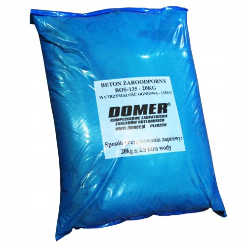 Beton otporan na toplinu BOS 135 - 20 kg