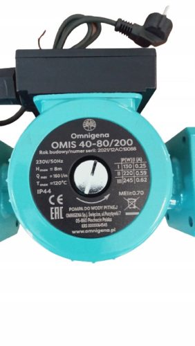 Pumpa za cirkulaciju centralnog grijanja Omnigena OMIS 40-80/200 + vijci - 063