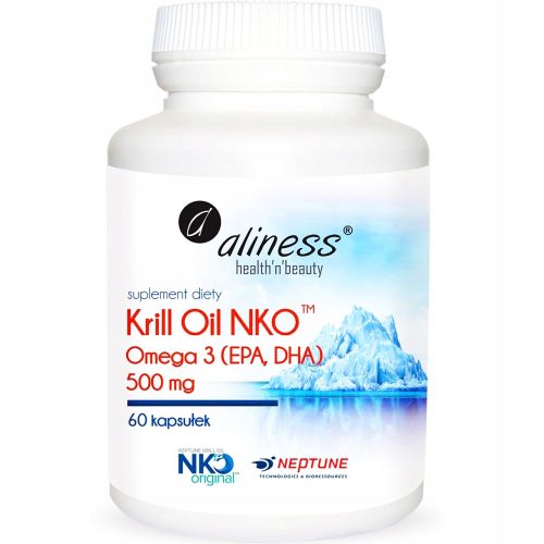 Krilovo Ulje NKO Omega 3 s Astaksantinom 500 mg - Pakiranje od 60 Kapsula