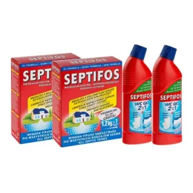   SEPTIFOS Aktivator za septičku jamu 2,4kg + 2x Žel za WC 2u1