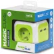 GreenBlue produžni kabel MagicCube GB118, 4 utičnice, 1,4 m, zeleni