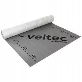   Krovnа membrane Veltec 175 g/m² 1,5 x 50 m - Visokokvalitetna membrana za krovove

Veltec 175 je trójwarstvovna krovnа membrana s gramaturo 175 g/m² i dimenzijama 1,5 m x 50 m, što čini 75m² površine.