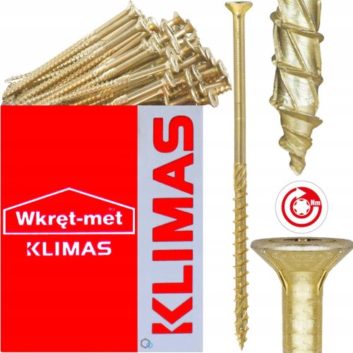 Vijci za stolariju KMWHT sa stožastim glavama 4x50 TORX 300 komada