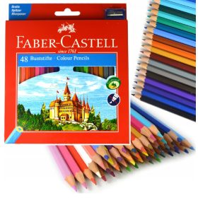   Faber-Castell set olovaka bojica 48 kom + LYRA gumica Multicolor 1 kom