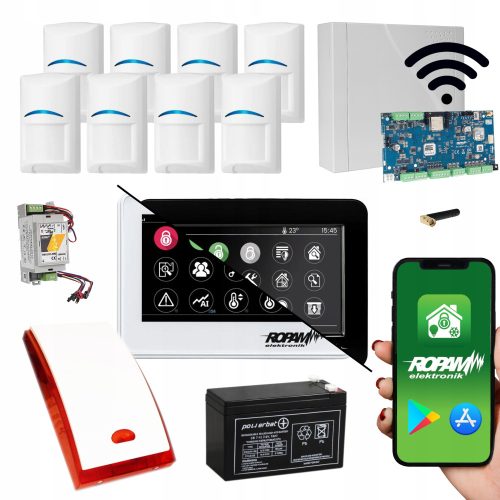Ropam NeoGSM-IP-SET alarmna centrala + 11 drugih proizvoda